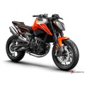 LUIMOTO R Passenger Seat Covers for the KTM 790 Duke (2018+)